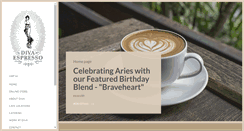 Desktop Screenshot of divaespresso.com