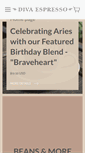 Mobile Screenshot of divaespresso.com
